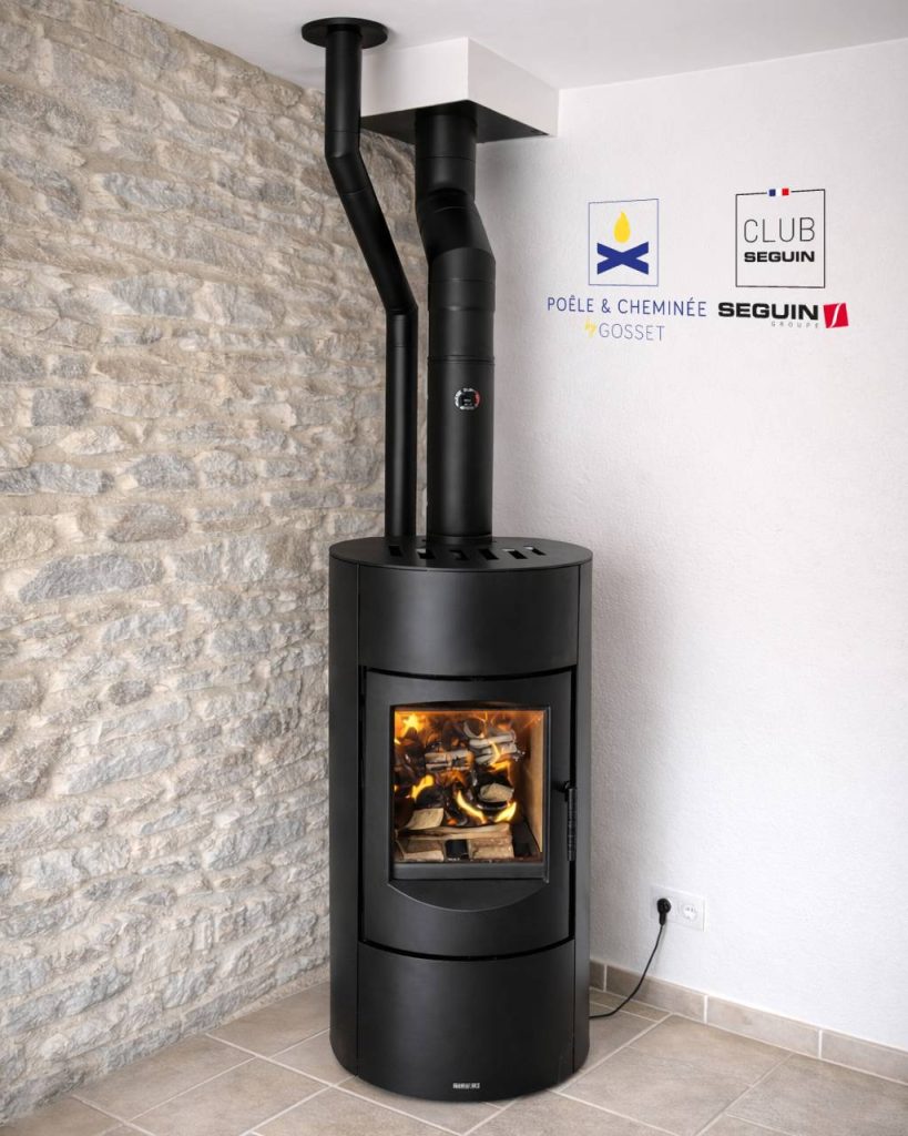 Poêle à bois E530 avec canalisation