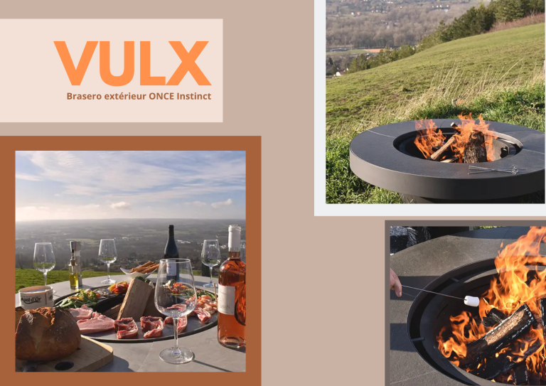 Table brasero VULX ONCE Instinct : chaleur, design et convivialité