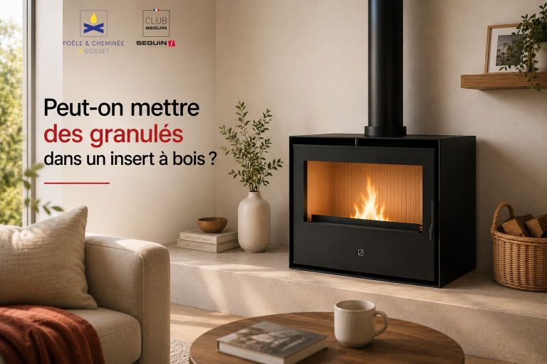 Peut-on brûler des granulés dans un insert de cheminée ?