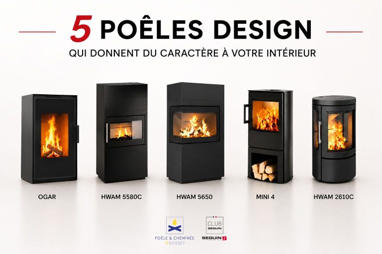 5 poêles à bois design pour un intérieur chaleureux